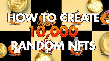 How to Generate 10,000 Random NFT Art Files (No Coding Needed!)