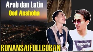 MERDU SEKALI‼️Sholawat Qod Anshoha   Full Lirik arab | Ronansaefull Goban