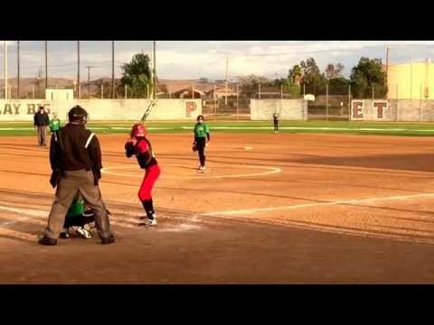 Corissa Sweet firecrackers 03 base hit up the middle knocks in the go 