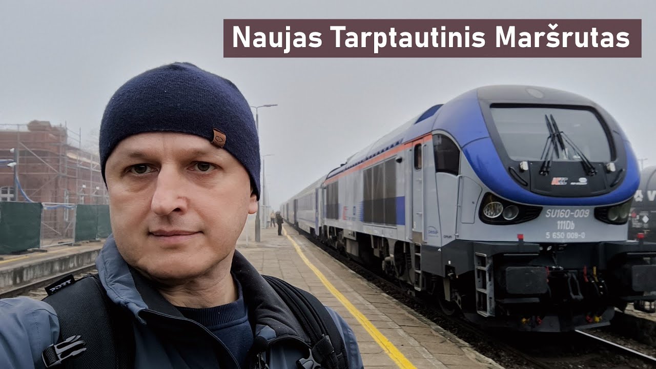 Traukiniu į Suvalkus nauju maršrutu Vilnius - Ščecinas