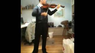 Galen play violin