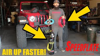 Air Up FASTER With A Speedflate Inflation System & Power Tank (All four tires in under 50 seconds!)