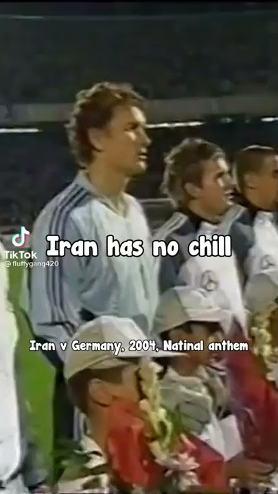 Iranians does the Nazi Salute during the German anthem