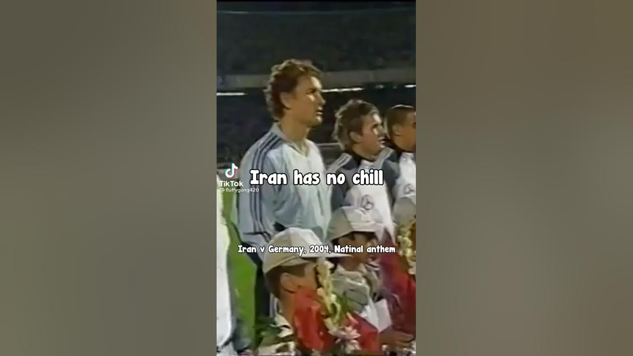 Iranians does the Nazi Salute during the German anthem