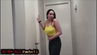 Girl Farting In Front Of The Door (DTBF_HGCNSF)