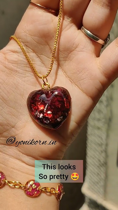 Rose preserved as a pendant #reel #goviral #resinart #preserving #resinpendant #handmade