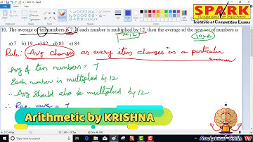 Averages || Question 10 || spark institute || easy analytical skills || Descriptive || Krishna sir||