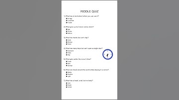 P2 || RIDDLE QUIZ: Can you get 7/7? #riddle #riddlequiz #quiz #quiztime #trivia