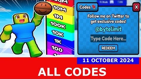 *ALL CODES* Super Dunk ROBLOX