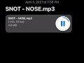 $NOT - Nose Snippet