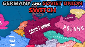 Germany and the Soviet Union SWITCH Places! - HOI4 Timelapse