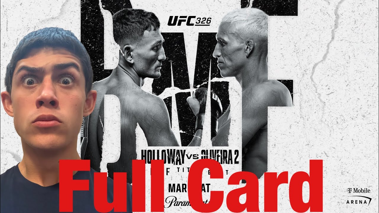 UFC 326 Holloway Vs Oliveira Full Card Prediction