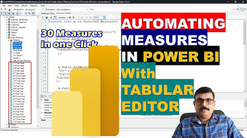 Automating Measures in Power BI with Tabular Editor - 30 Measures in Single Click 😨