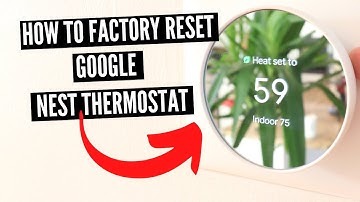 How To Reset Google Nest Thermostat ( Mirrored Version ) New 2020 Model