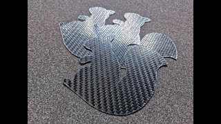 IECHO BK4 Carbon fiber cutting