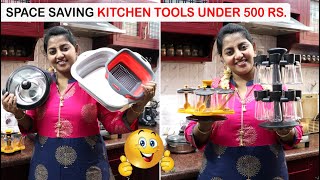 Space Saving Kitchen Tools & Gadgets Under 500 | Kitchen Products Review | Meesho Kitchen Shopping