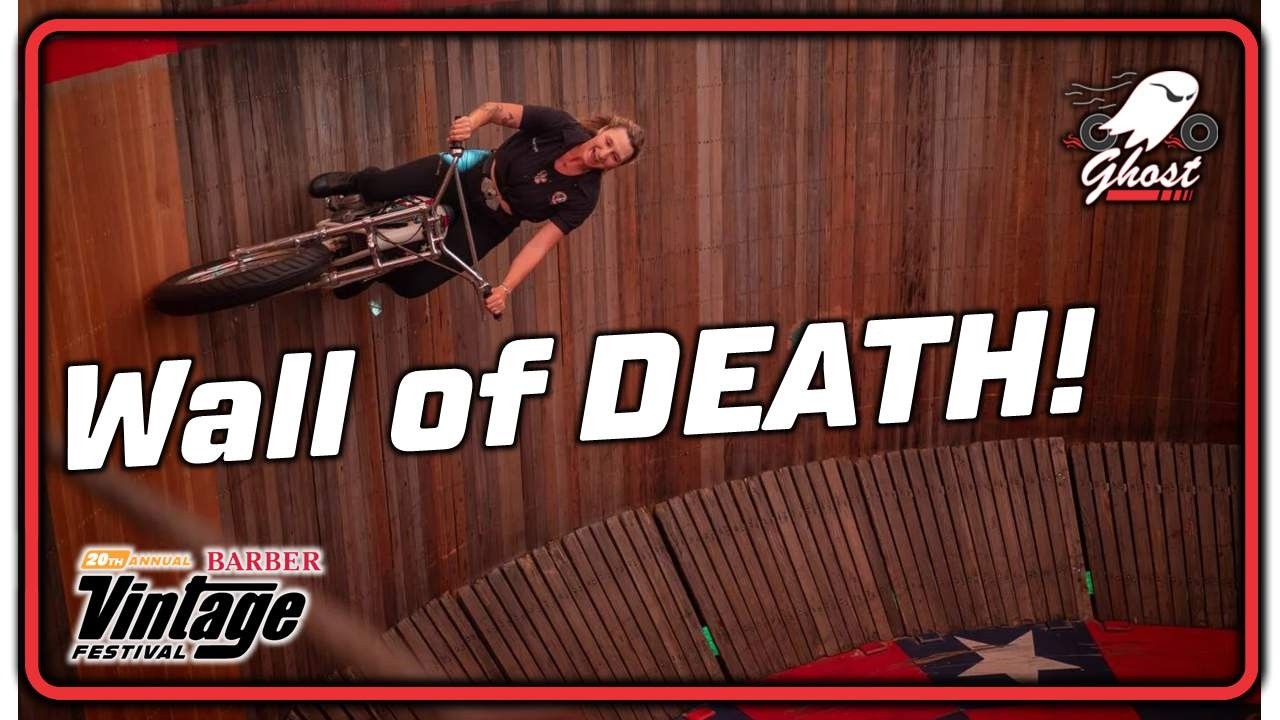 WALL OF DEATH Attraction at Barber Vintage Festival 2025 