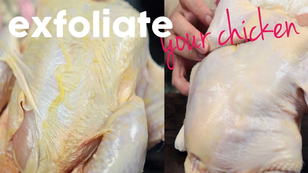 Why you should exfoliate raw chicken YouTube