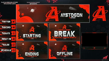 Where to find #full animated #twitch overlays at #affordable prices; Phsgraphix