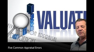 Five Common Appraisal Errors