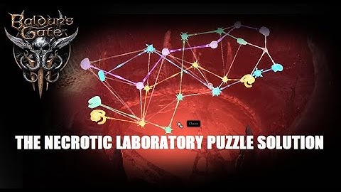 The Necrotic Laboratory Puzzle SOLUTION - Baldur