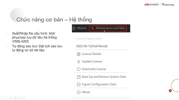 Hướng dẫn vận hành hệ thống Phần mềm HikCentral - Access Control Phần 1
