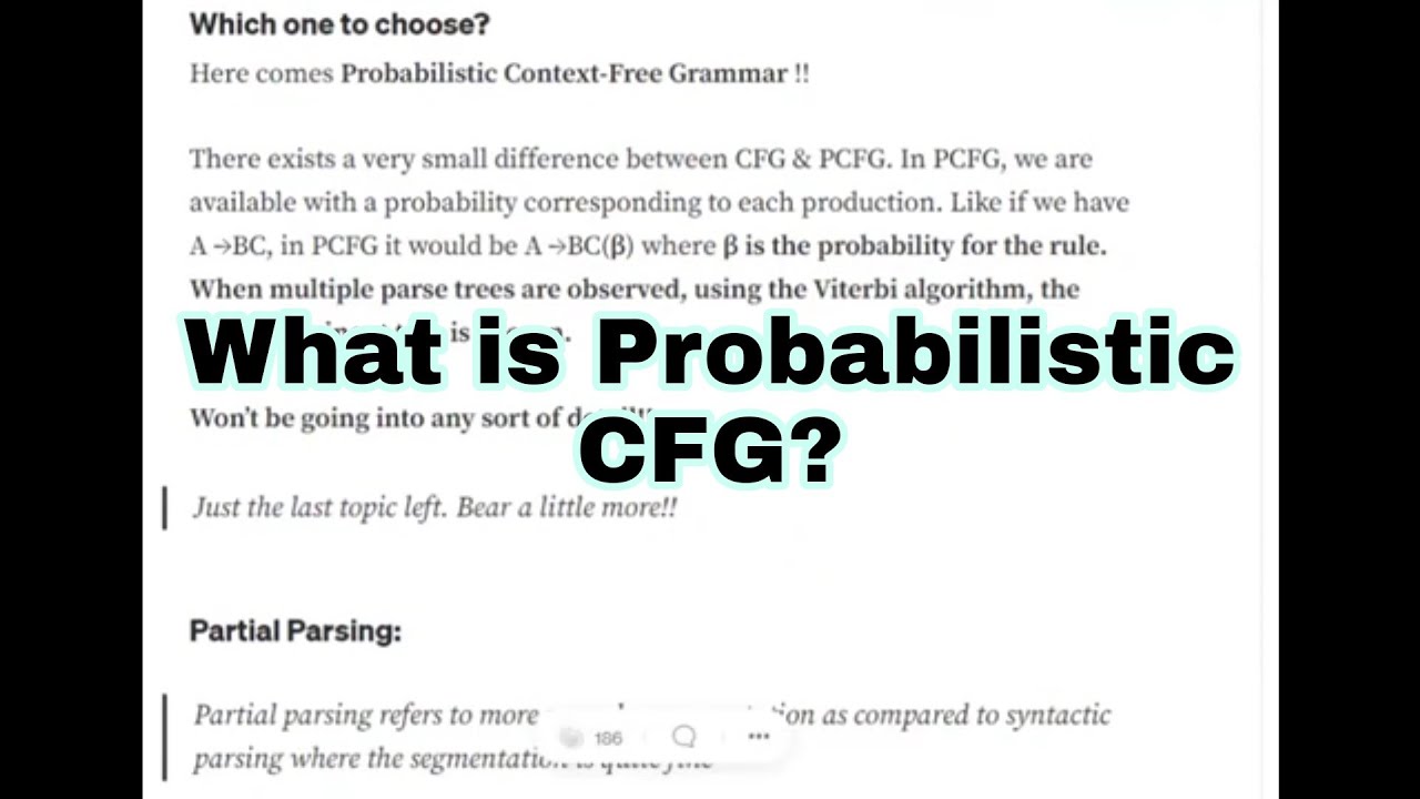 probabilistic context-free grammars