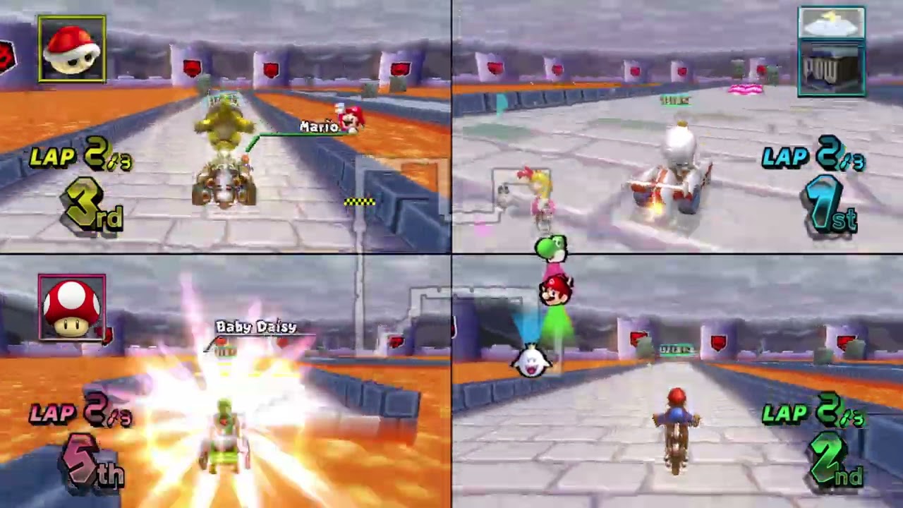 Mario Kart Wii ✦ 4 Players #599 Leaf Cup Mirror