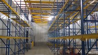 Freezer and Cooler Pallet Rack Supported System