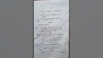 Bilaspur University cg. M.sc. Maths first sem question paper - 1(2019)