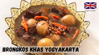 (ENG SUB) Royal Dish of Keraton Yogyakarta, Brongkos Recipe