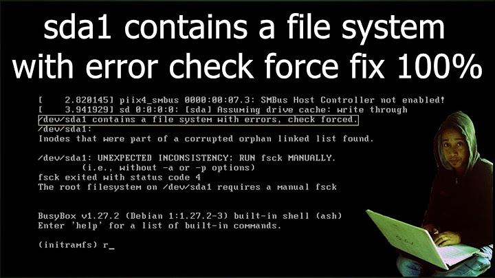 Lỗi an error occurred during the file system check centos năm 2024