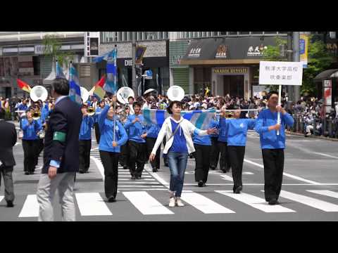 駒澤大学高等学校 吹奏楽部 第十三回銀座柳まつりパレード 2019