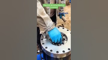 pipe end shrinking machine