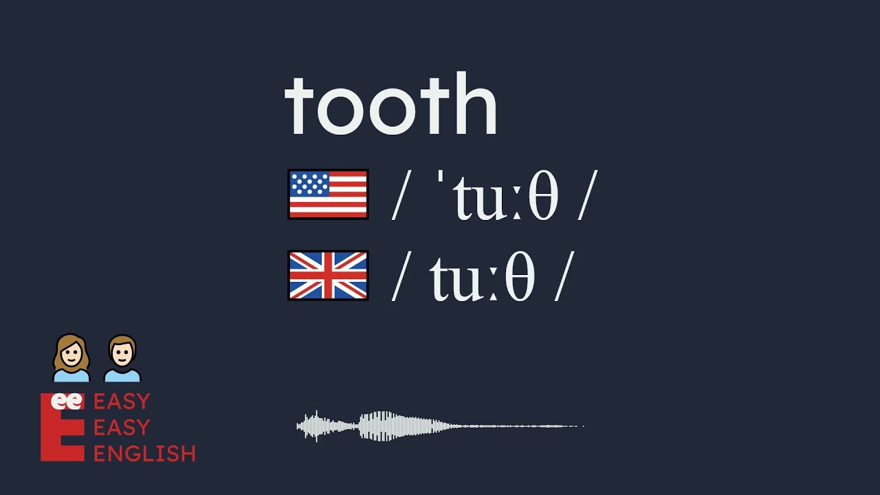 How to pronounce tooth? US English UK English IPA Audio Waveform 👩👨 How to say tooth correctly?