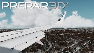 [Prepar3D] Ryanair B738 Berlin Schönefeld Airport Landing [Amazing Realism] screenshot 5