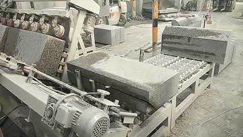 Automatic Curbstone chamfer and grinding machine