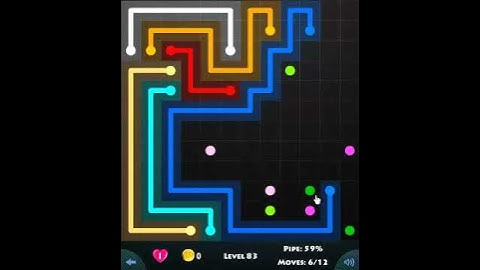 flow game facebook - jumbo pack level 83 Connect the dots