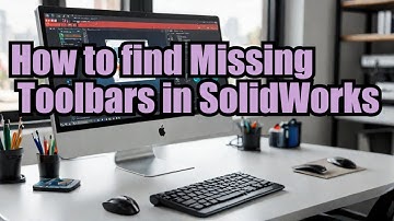 Hoe u de ontbrekende Command Manager en Toolbar in SolidWorks kunt vinden