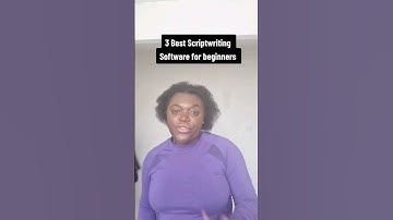 3 Best scriptwriting software for beginners! #scriptware #freescriptware #scriptwritingtips