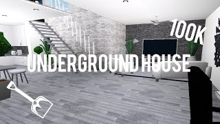 Bloxburg Underground House Tour 100k