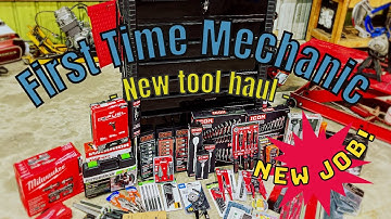 First Time Mechanic - Tool Box Filled - Harbor Freight - Olsa Tools - Milwaukee -