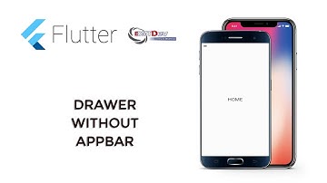 Flutter Tutorial - Drawer without AppBar