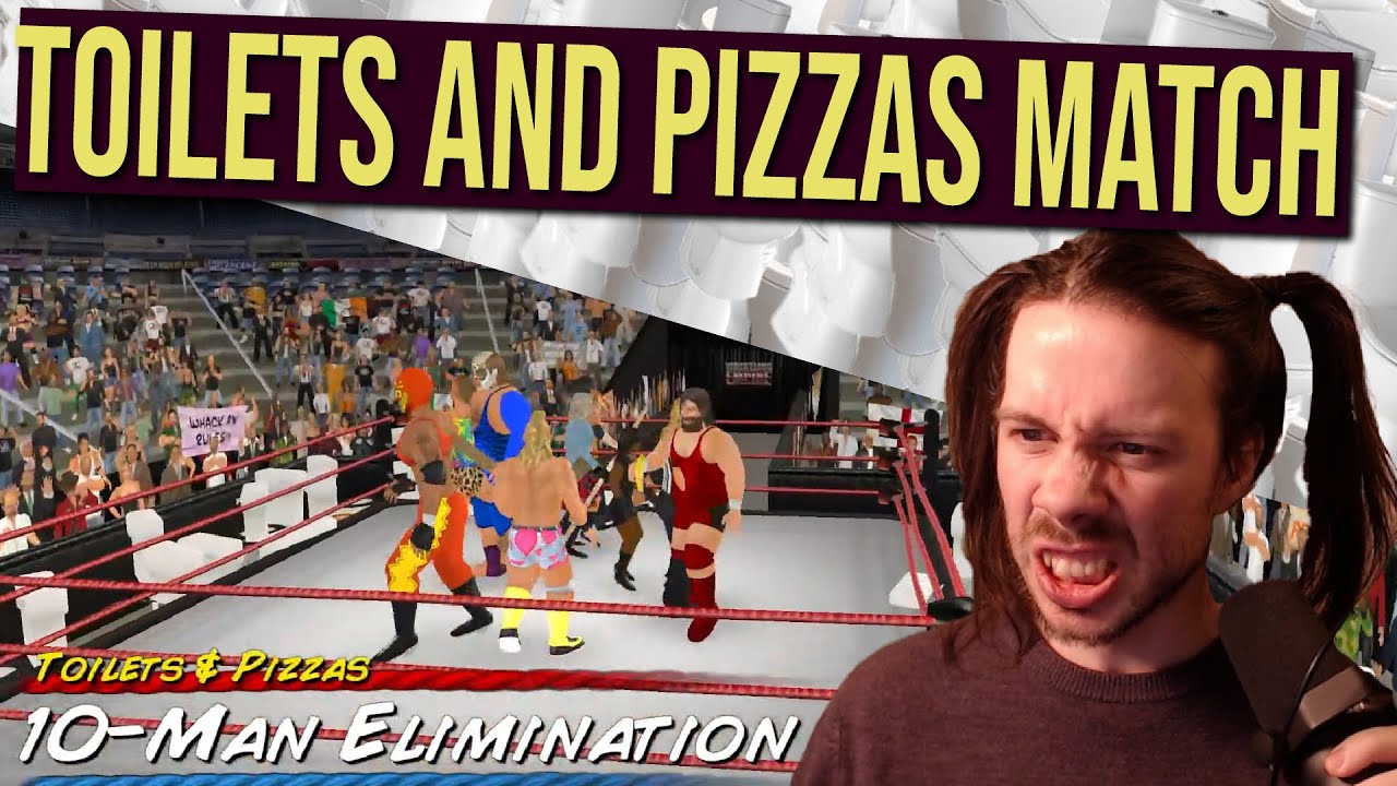 I made chat wrestle in a toilets and pizza elimination match