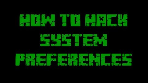 How to Unlock all of System Preferences