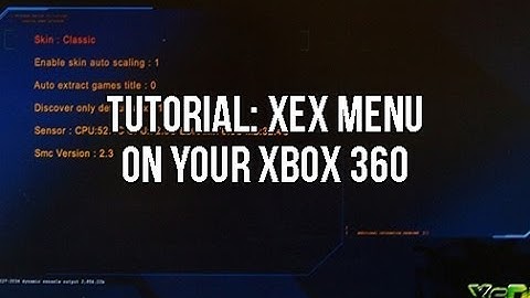Tutorial How to use XEX Menu on a RGH/JTAG and connect Neighbourhood with plugins plus MOD MENUS