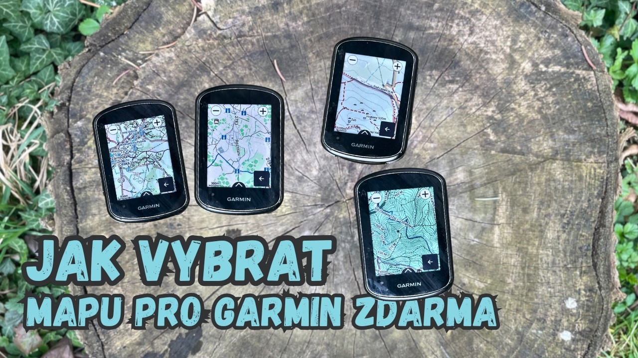 Mapy do Garmin Edge navigace zdarma - jaké si vybrat, kde stáhnout?