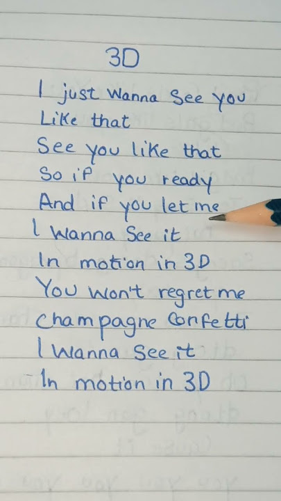 Jung kook 3D (feat. Jack Harlow) #jungkook #3d #lyrics #golden