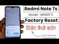 Redmi note 7 reset kaise kare #reset how to Reset redmi note 7 mobile #smartphone