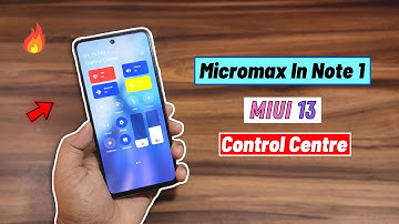 Try Miui 13 Control Centre in MicromaX In Note 1 ||  Install Miui 13 Control Centre in any device